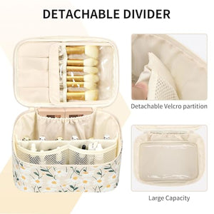 Large Capacity Portable Travel Makeup & Cosmetic Organizer Case