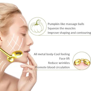 Gua Sha Facial Roller & Massage Tool for Skincare Routine