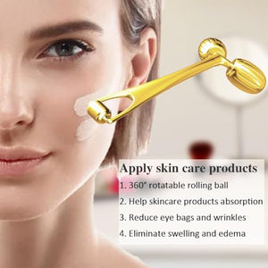 Gua Sha Facial Roller & Massage Tool for Skincare Routine