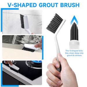 14-Piece Crevice & Detail Cleaning Brush Tool Set