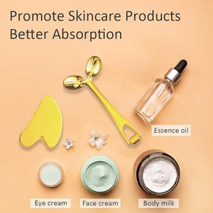 Gua Sha Facial Roller & Massage Tool for Skincare Routine