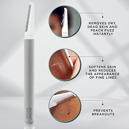 3-Pack Dermaplaning Replacement Blades for Facial Hair Removal