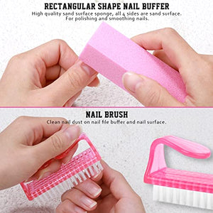 Professional Manicure Tool Kit with Files, Buffers & Cuticle Tools