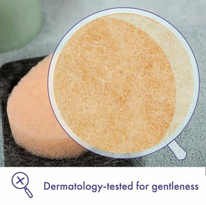 12-Pack Reusable Exfoliating Facial Cleansing Sponges