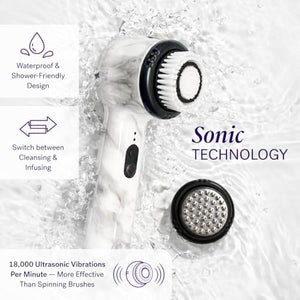Sonic Facial Cleansing Brush for Deep Skin Care Routine