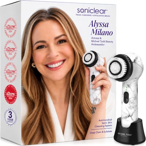 Sonic Facial Cleansing Brush for Deep Skin Care Routine