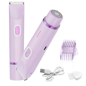 2-in-1 Waterproof Bikini & Body Trimmer for Women
