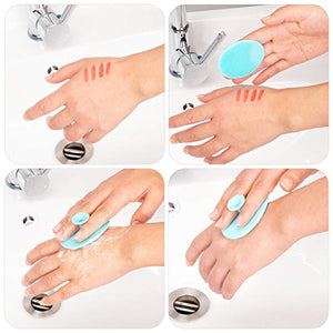 4-Pack Silicone Facial Cleansing & Exfoliating Scrubber Pads