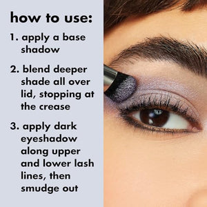 5-Piece Smoky Eye Makeup Brush Kit for Blending & Detail