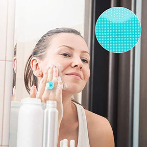 4-Pack Silicone Facial Cleansing & Exfoliating Scrubber Pads