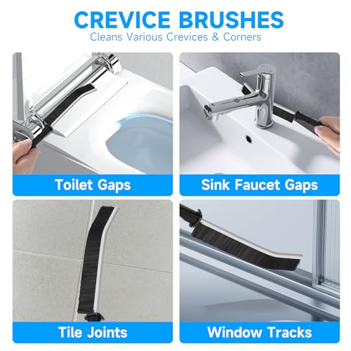 14-Piece Crevice & Detail Cleaning Brush Tool Set