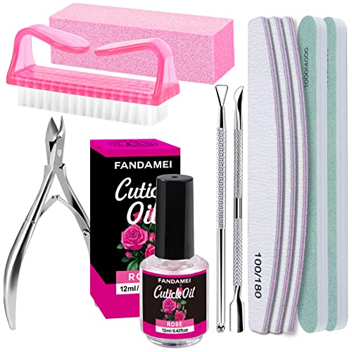 Professional Manicure Tool Kit with Files, Buffers & Cuticle Tools