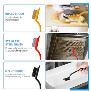 14-Piece Crevice & Detail Cleaning Brush Tool Set