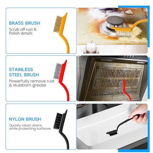 14-Piece Crevice & Detail Cleaning Brush Tool Set
