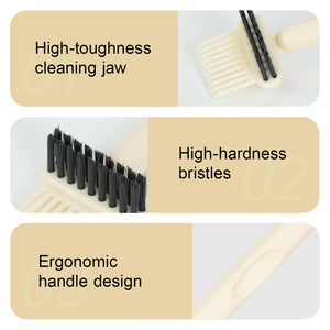 2-in-1 Hair Brush Cleaning Tool for Hair & Dust Removal