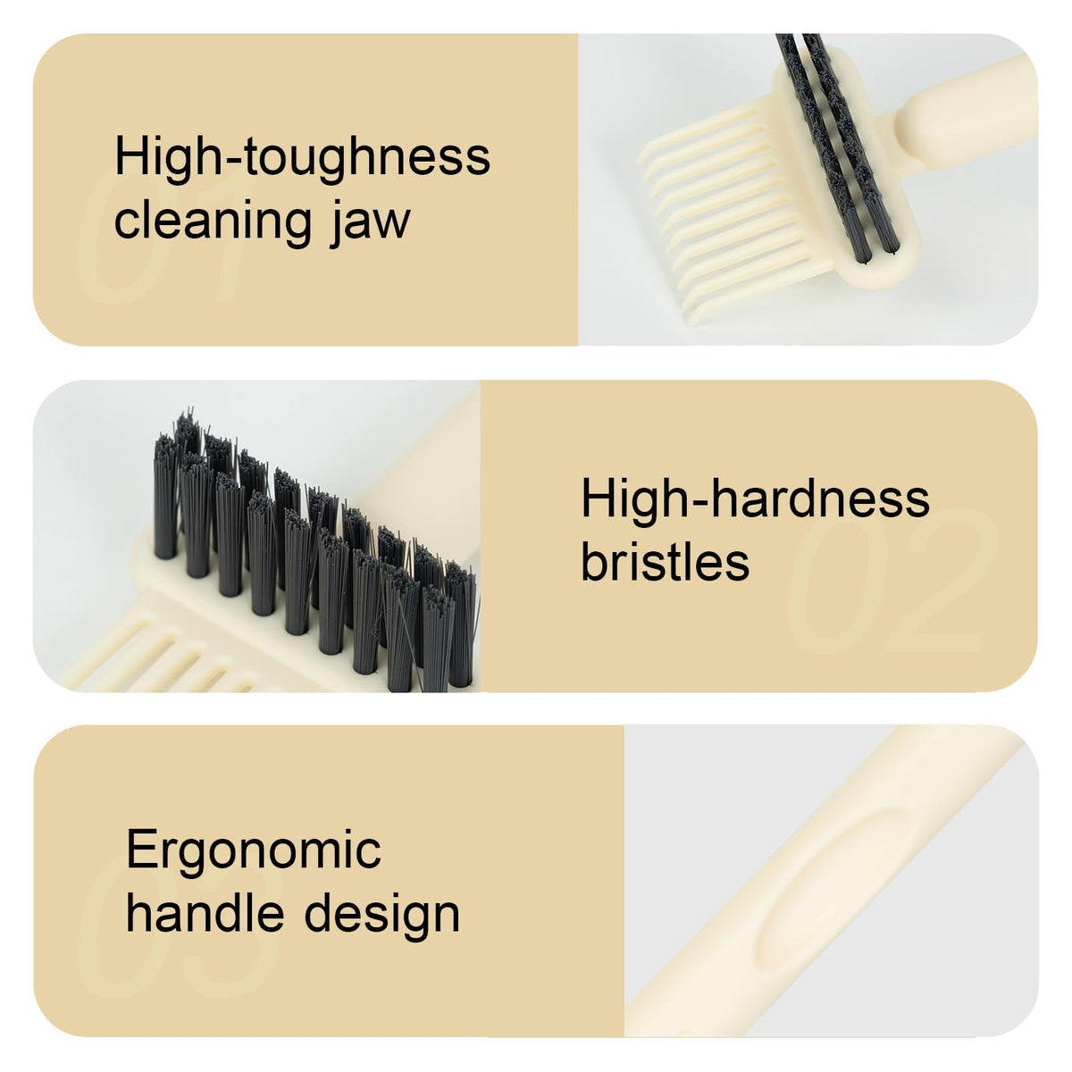 2-in-1 Hair Brush Cleaning Tool for Hair & Dust Removal