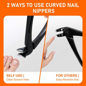 Heavy-Duty Wide Jaw Toenail Clippers for Men