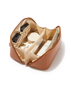Large Waterproof Travel Makeup & Toiletry Organizer Bag