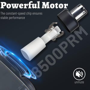 Rechargeable Nose, Ear & Facial Hair Trimmer for Men & Women