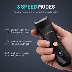 Waterproof Body & Intimate Hair Trimmer Grooming Kit