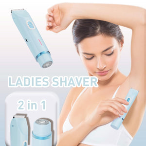 2-in-1 Waterproof Bikini & Body Trimmer for Women