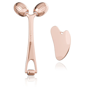 Gua Sha Facial Roller & Massage Tool for Skincare Routine