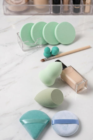 10-Piece Makeup Sponge & Blender Puff Set for Face Makeup