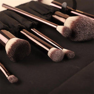 7-Piece Soft Makeup Brush Set for Face, Eyes & Blending