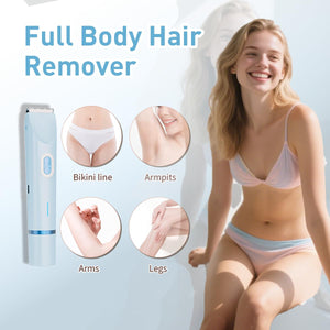 2-in-1 Waterproof Bikini & Body Trimmer for Women