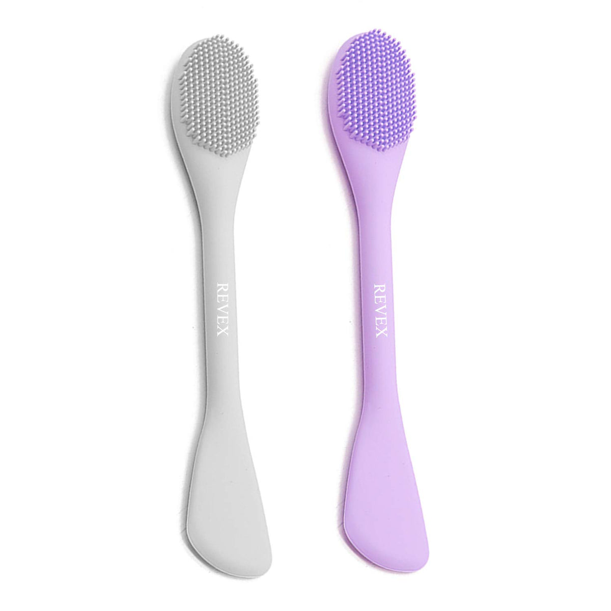 2-Piece Silicone Face Mask Applicator & Skincare Brush Set