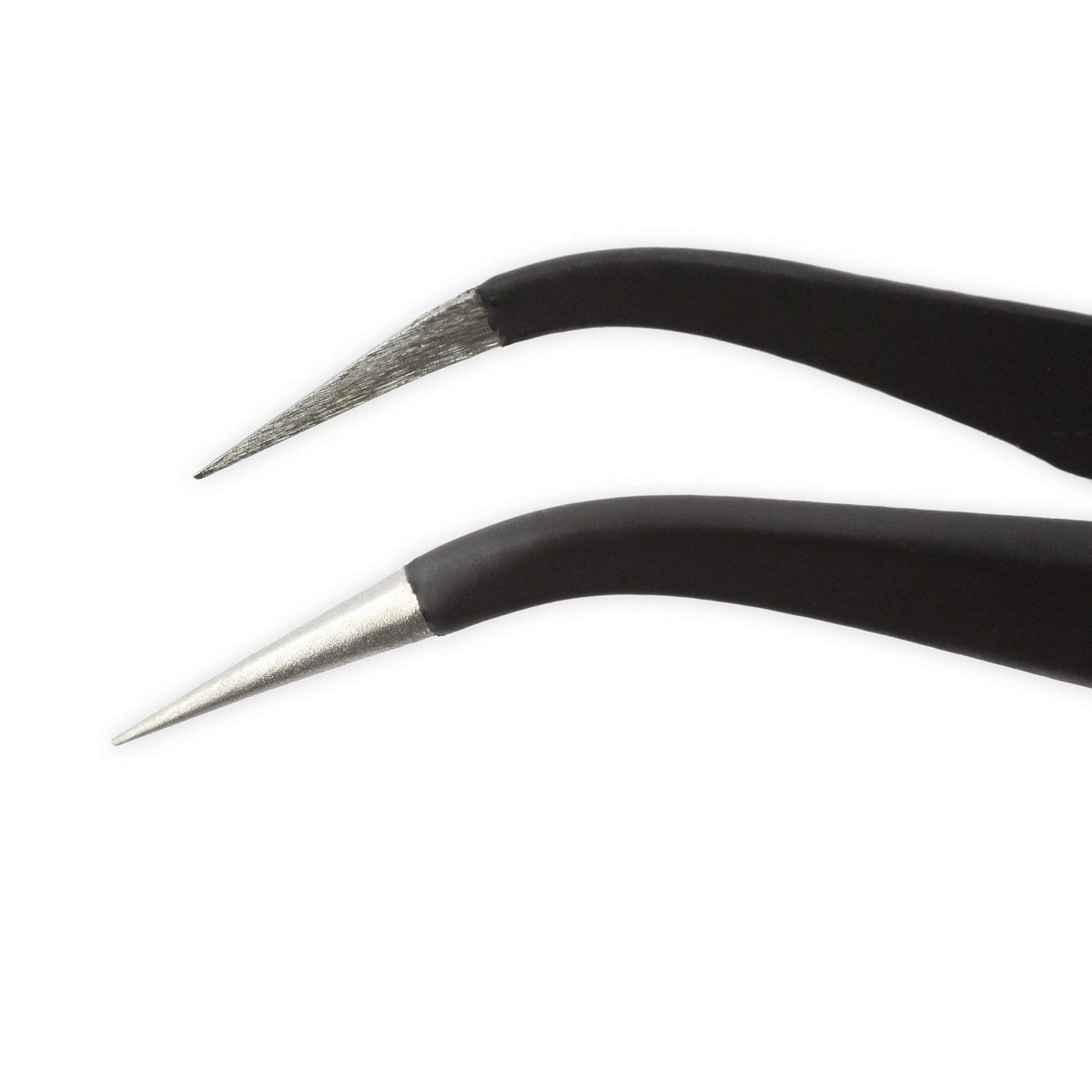 3-Piece Precision Tweezer Set with Fine, Angled & Blunt Tips