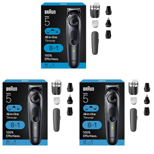 Waterproof Cordless Electric Shaver & Hair Trimmer for Men