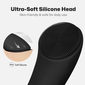 Rechargeable Silicone Facial Cleansing & Massage Brush