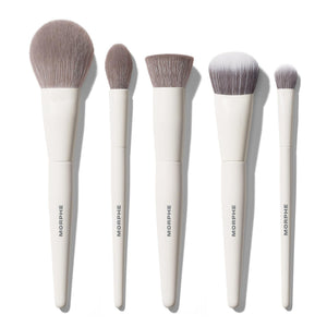 5-Piece Professional Face Makeup Brush Set for Smooth Finish