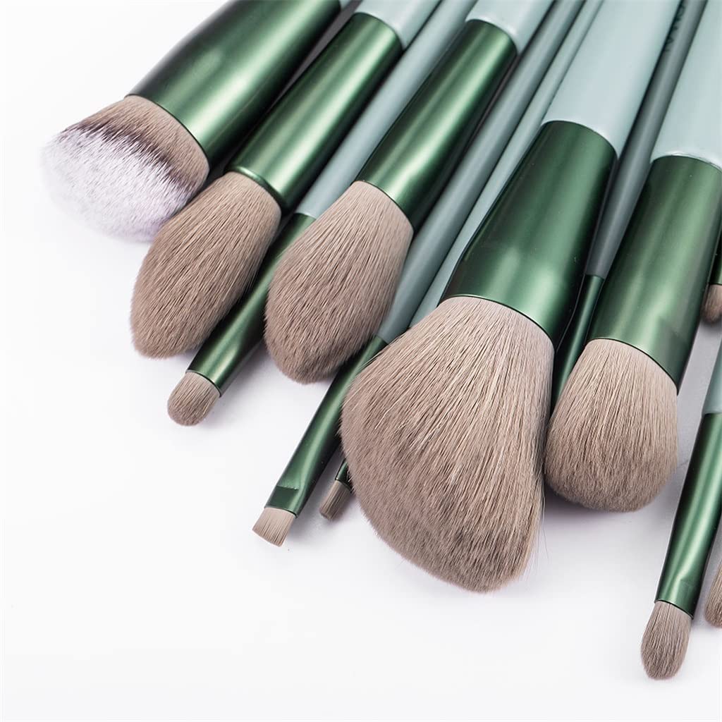 13-Piece Professional Makeup Brush Set for Face & Eyes