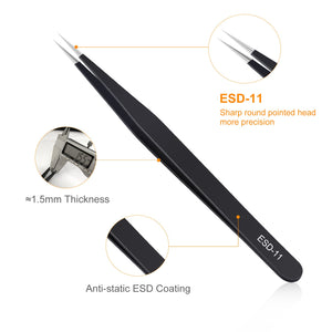 Professional Precision Tweezer Set for Beauty & Grooming