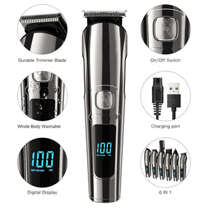 Multifunctional Electric Hair, Beard & Nose Trimmer for Men