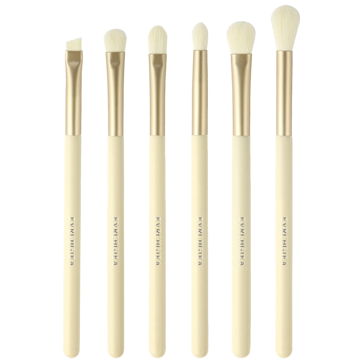 6-Piece Professional Eye Makeup Brush Set for Blending & Detail