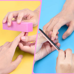 Professional Nail File & Buffer Set for Manicure and Nail Care