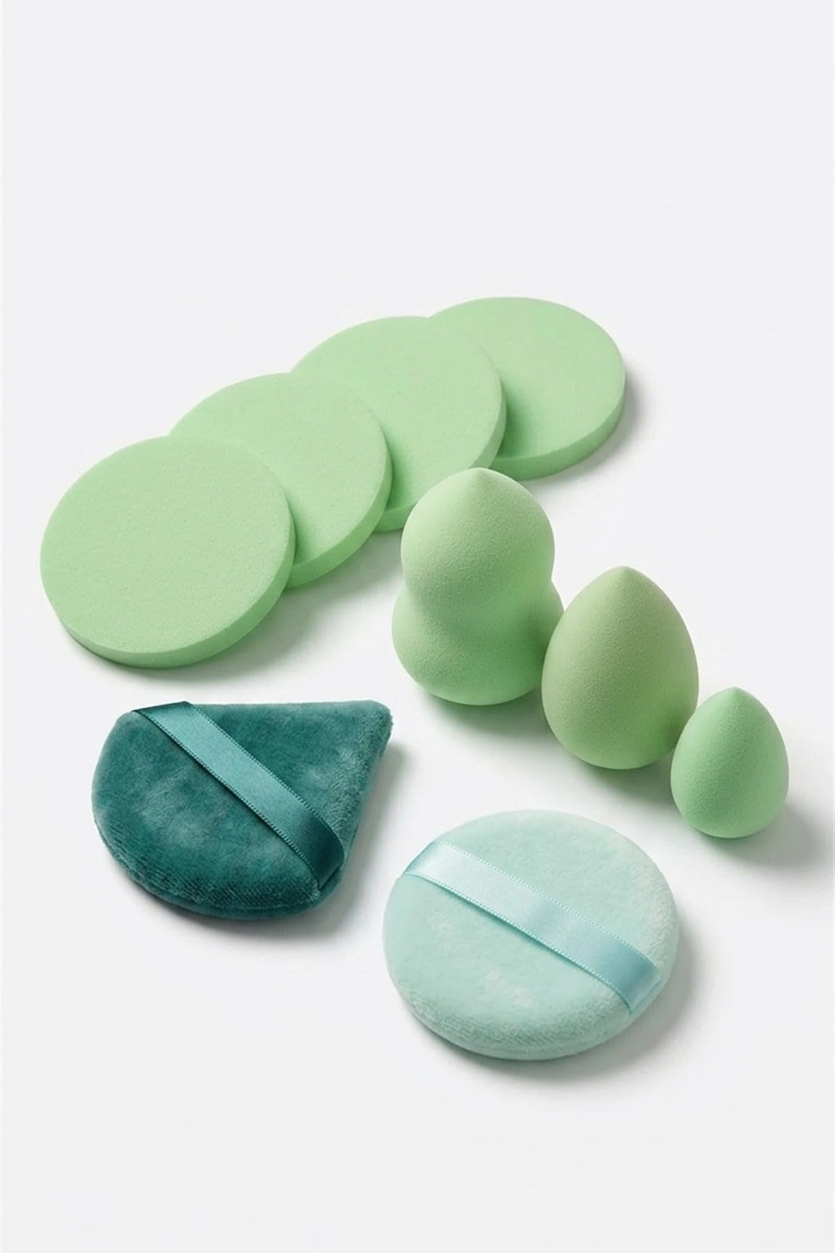 10-Piece Makeup Sponge & Blender Puff Set for Face Makeup