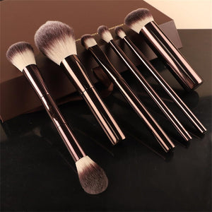 7-Piece Soft Makeup Brush Set for Face, Eyes & Blending