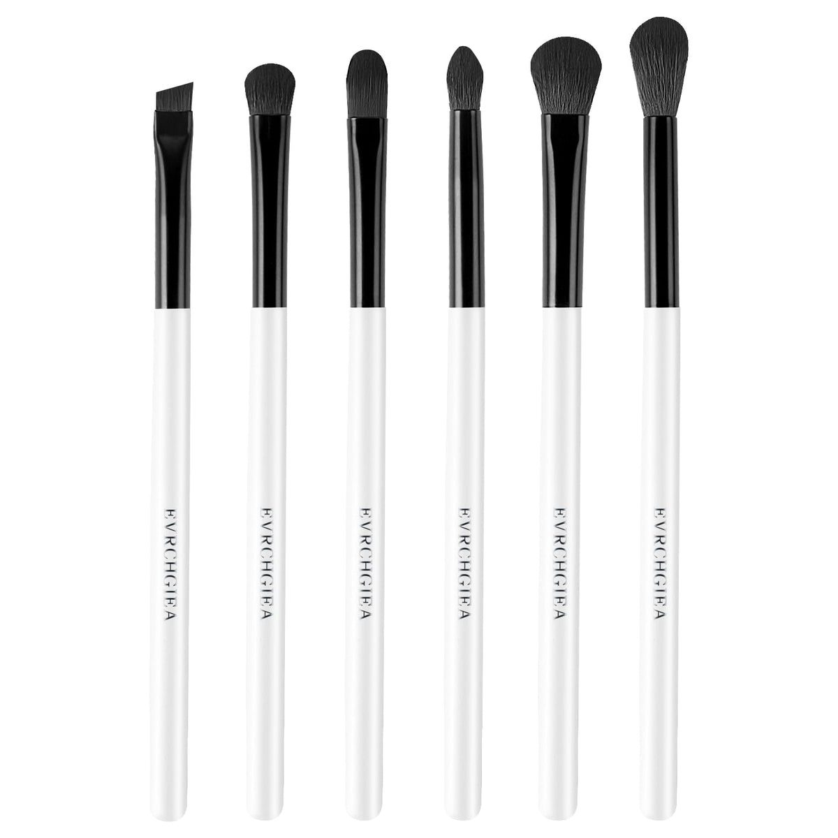 6-Piece Professional Eye Makeup Brush Set for Blending & Detail