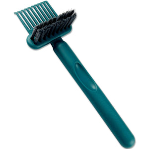 2-in-1 Hair Brush Cleaner & Rake for Hair and Dust Removal