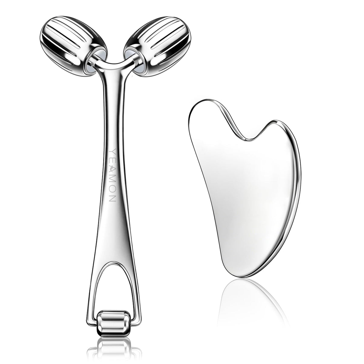 Gua Sha Facial Roller & Massage Tool for Skincare Routine