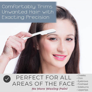 Manual Facial Shaving Razor for Smooth Hair Removal