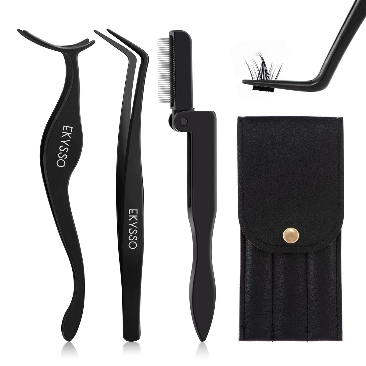 3-in-1 Lash Cluster Applicator & Precision Tweezer Tool