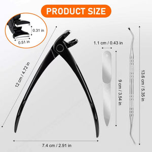 Heavy-Duty Wide Jaw Toenail Clippers for Men