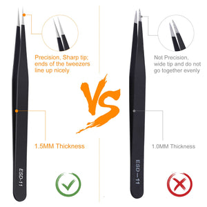 Professional Precision Tweezer Set for Beauty & Grooming