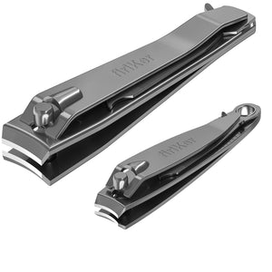 Heavy-Duty Stainless Steel Nail Clipper Set with Nail File
