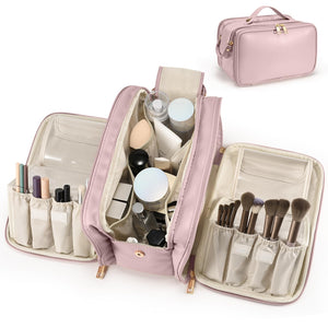 Large Capacity Travel Makeup & Cosmetic Organizer Bag